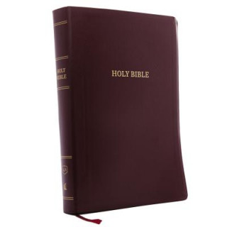 Carte KJV Holy Bible,  Super Giant Print Reference Bible, Burgundy Leather-look, Thumb Indexed, 43,000 Cross References, Red Letter, Comfort Print: King Jam Thomas Nelson
