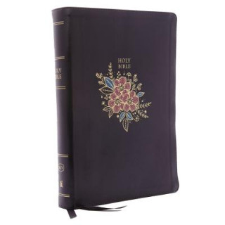 Book KJV Holy Bible, Super Giant Print Reference Bible, Deluxe Black Floral Leathersoft, 43,000 Cross References, Red Letter, Comfort Print: King James Ver Thomas Nelson