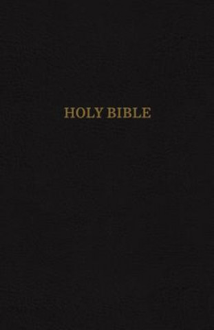 Kniha KJV, Thinline Reference Bible, Bonded Leather, Black, Thumb Indexed, Red Letter, Comfort Print Thomas Nelson