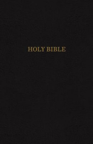 Knjiga KJV, Thinline Reference Bible, Bonded Leather, Black, Thumb Indexed, Red Letter, Comfort Print Thomas Nelson