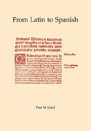 Könyv From Latin to Spanish Paul M. Lloyd