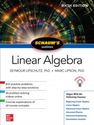 Könyv Schaum's Outline of Linear Algebra, Sixth Edition Seymour Lipschutz