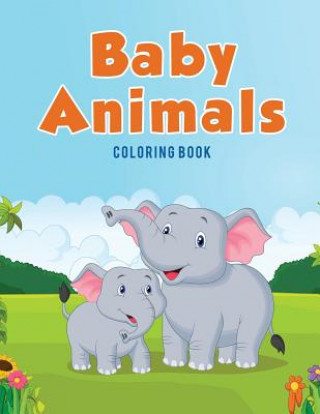 Книга Baby Animals Coloring Pages for Kids