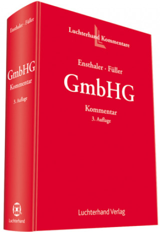 Kniha GmbHG - Kommentar Jürgen Ensthaler