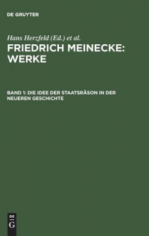 Libro Idee Der Staatsrason in Der Neueren Geschichte Hans Herzfeld