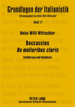Boek Boccaccios "De Mulieribus Claris" Heinz Willi Wittschier
