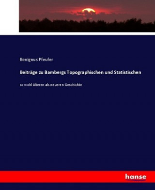 Kniha Beiträge zu Bambergs Topographischen und Statistischen Benignus Pfeufer