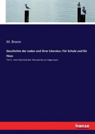 Carte Geschichte der Juden und ihrer Literatur M. Brann