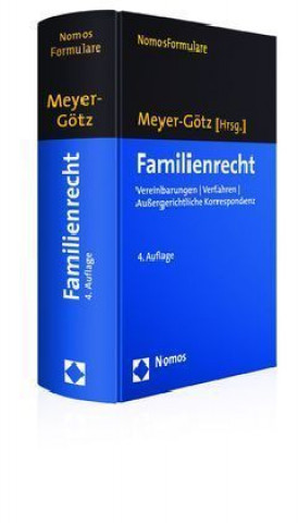 Kniha Familienrecht Karin Meyer-Götz