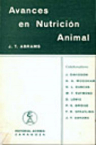 Knjiga Avances en nutrición animal 