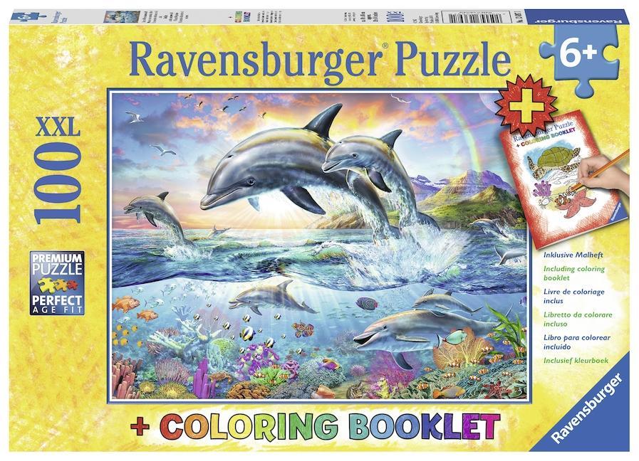 Spiel/Spielzeug Bunte Unterwasserwelt Puzzle 100 Teile XXL 