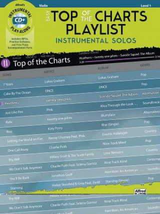 Knjiga EASY TOP OF THE CHARTS PLAYLIS Alfred Music