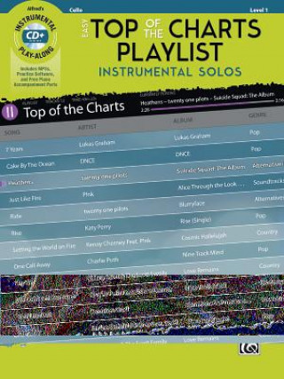 Knjiga EASY TOP OF THE CHARTS PLAYLIS Alfred Music