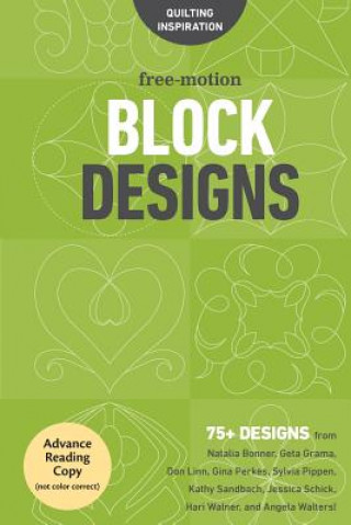 Könyv Free-Motion Block Designs 