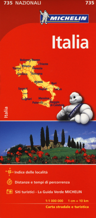Tiskovina Italia 1:1.000.000 