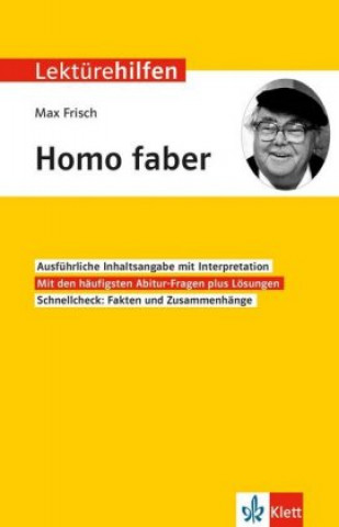 Kniha Klett Lektürehilfen Max Frisch, Homo faber Manfred Eisenbeis