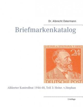 Kniha Briefmarkenkatalog Dr. Albrecht Ostermann