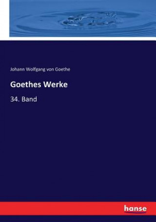 Könyv Goethes Werke Johann Wolfgang von Goethe