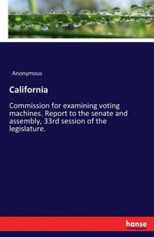 Carte California Anonymous