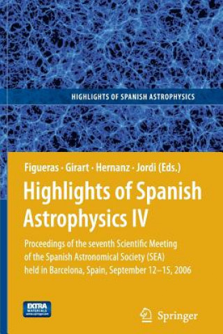 Kniha Highlights of Spanish Astrophysics IV Francesca Figueras
