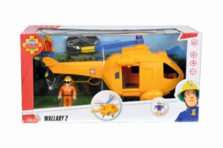 Játék Fireman Sam. Sam Hubschrauber Wallaby II mit Figur 