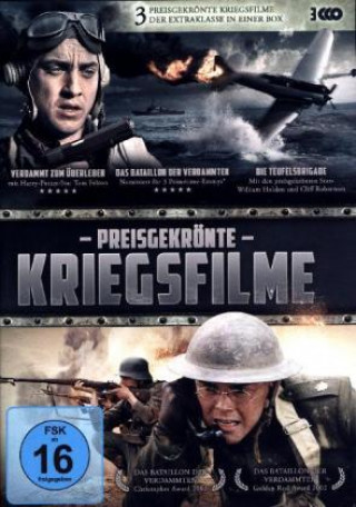 Wideo Preisgekrönte Kriegsfilme - Die Teufelsbrigade, Verdammt zum Überlegen, The Lost Battalion, 3 DVD Brian Falk