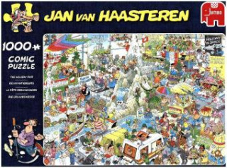 Hra/Hračka Jan van Haasteren - Die Urlaubsmesse - 1000 Teile Puzzle Jan van Haasteren