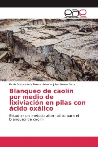 Kniha Blanqueo de caolín por medio de lixiviación en pilas con ácido oxálico Pablo Bustamante Baena