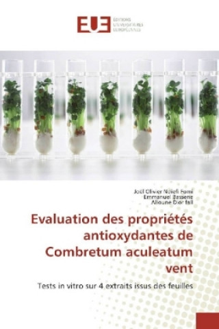 Kniha Evaluation des propriétés antioxydantes de Combretum aculeatum vent Joël Olivier Ndiefi Fomi