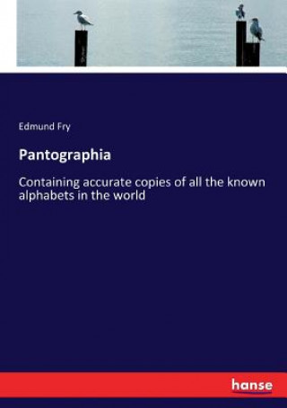 Kniha Pantographia Edmund Fry