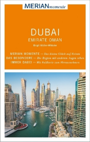 Könyv MERIAN momente Reiseführer Dubai Emirate Oman Birgit Müller-Wöbcke