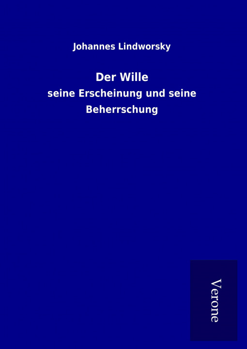 Knjiga Der Wille Johannes Lindworsky