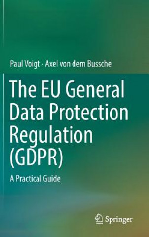 Book EU General Data Protection Regulation (GDPR) Paul Voigt