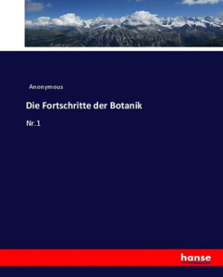 Kniha Fortschritte der Botanik Heinrich Preschers