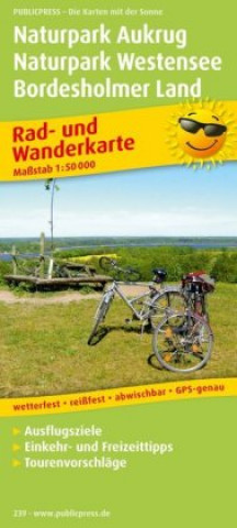 Materiale tipărite Naturpark Aukrug - Naturpark Westensee - Bordesholmer Land. Rad- und Wanderkarte 1 : 60 000 