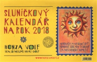 Naptár/Határidőnapló Sluníčkový kalendář 2018 - stolní Honza Volf