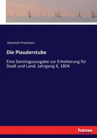 Kniha Plauderstube Heinrich Preschers