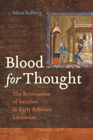 Kniha Blood for Thought Mira Balberg