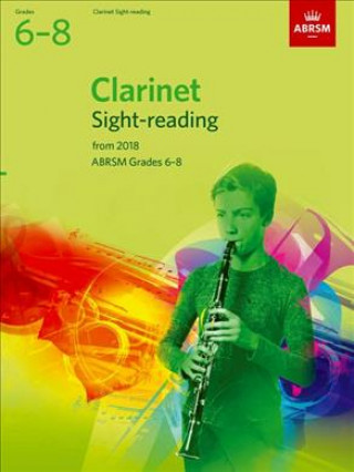 Tiskovina Clarinet Sight-Reading Tests, ABRSM Grades 6-8 ABRSM