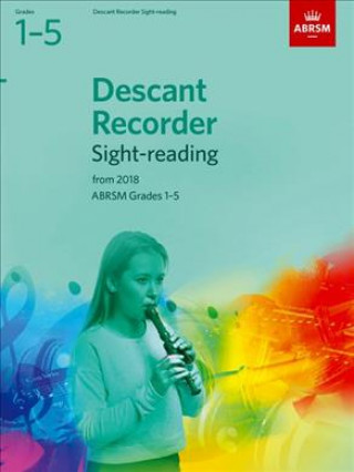 Tiskovina Descant Recorder Sight-Reading Tests, ABRSM Grades 1-5 ABRSM