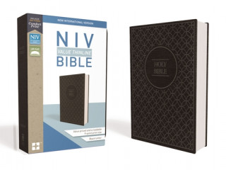 Knjiga NIV, Value Thinline Bible, Imitation Leather, Gray/Black Zondervan