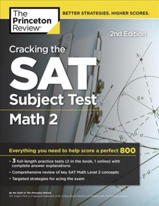Buch Cracking the Sat Math 2 Subject Test Princeton Review