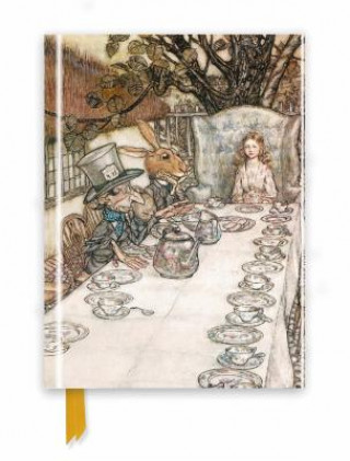 Kalendář/Diář Rackham: Alice In Wonderland Tea Party (Foiled Journal) Flame Tree Studio