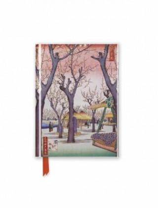 Naptár/Határidőnapló Hiroshige: Plum Garden (Foiled Pocket Journal) Flame Tree Studio