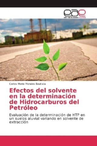 Könyv Efectos del solvente en la determinación de Hidrocarburos del Petróleo Carlos Mario Morales Bautista