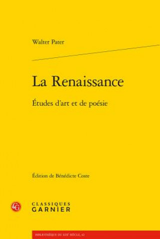 Könyv FRE-RENAISSANCE Walter Pater