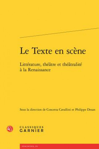 Книга FRE-TEXTE EN SCENE Concetta Cavallini