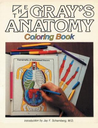 Książka Gray's Anatomy Coloring Book Henry Gray