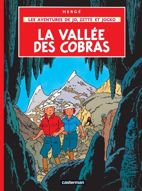 Carte Les aventures de Jo, Zette et Jocko Hergé