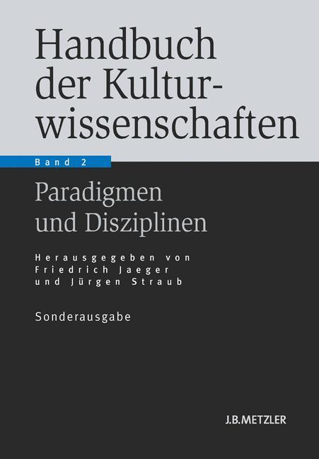Carte Handbuch Der Kulturwissenschaften Friedrich Jaeger